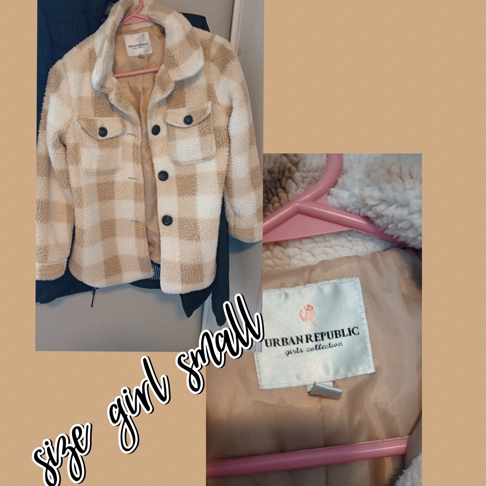 Urban Republic Kids' Tan Checkered Jacket